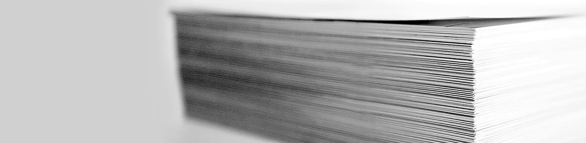 Stack of printer paper