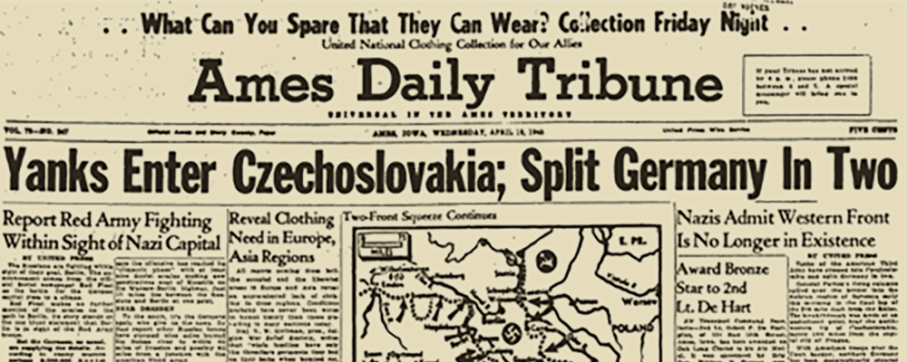 Ames Daily Tribune, April 18, 1945