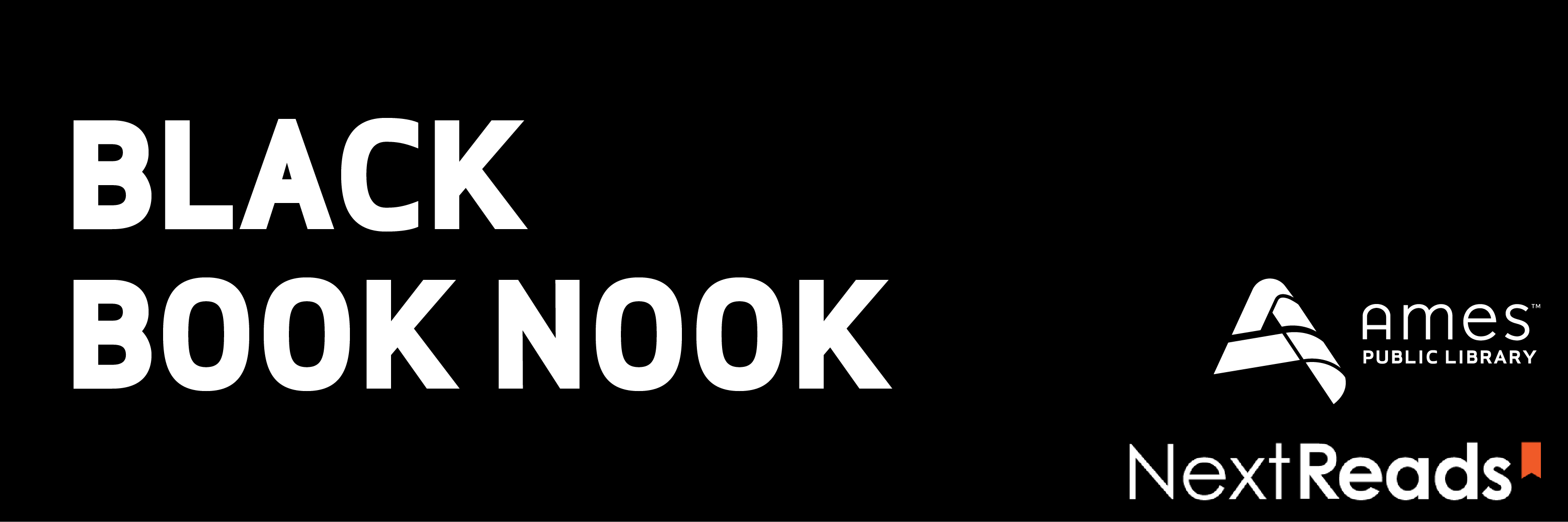 Black Book Nook header with NextReads logo