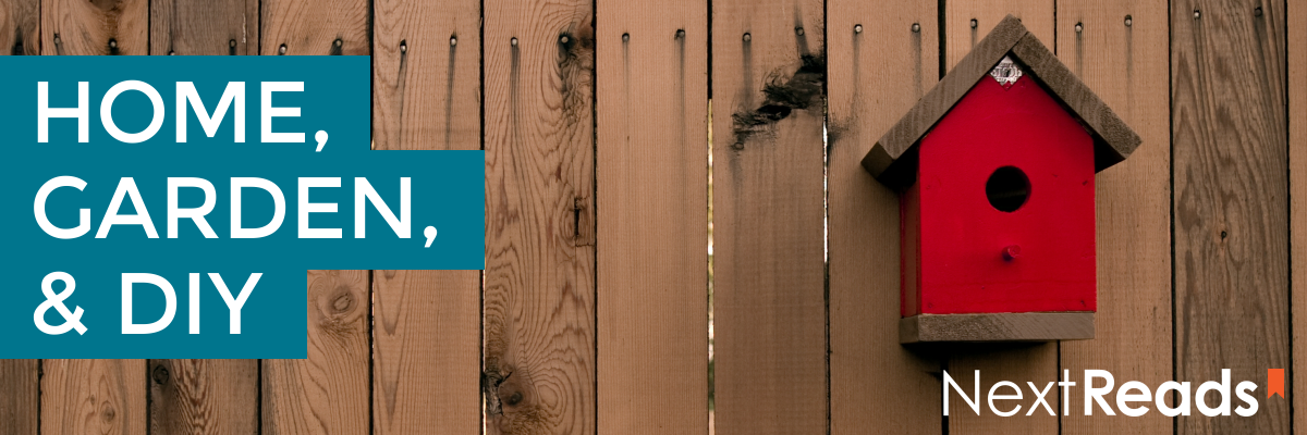 Home, Garden, & DIY header with NextReads logo