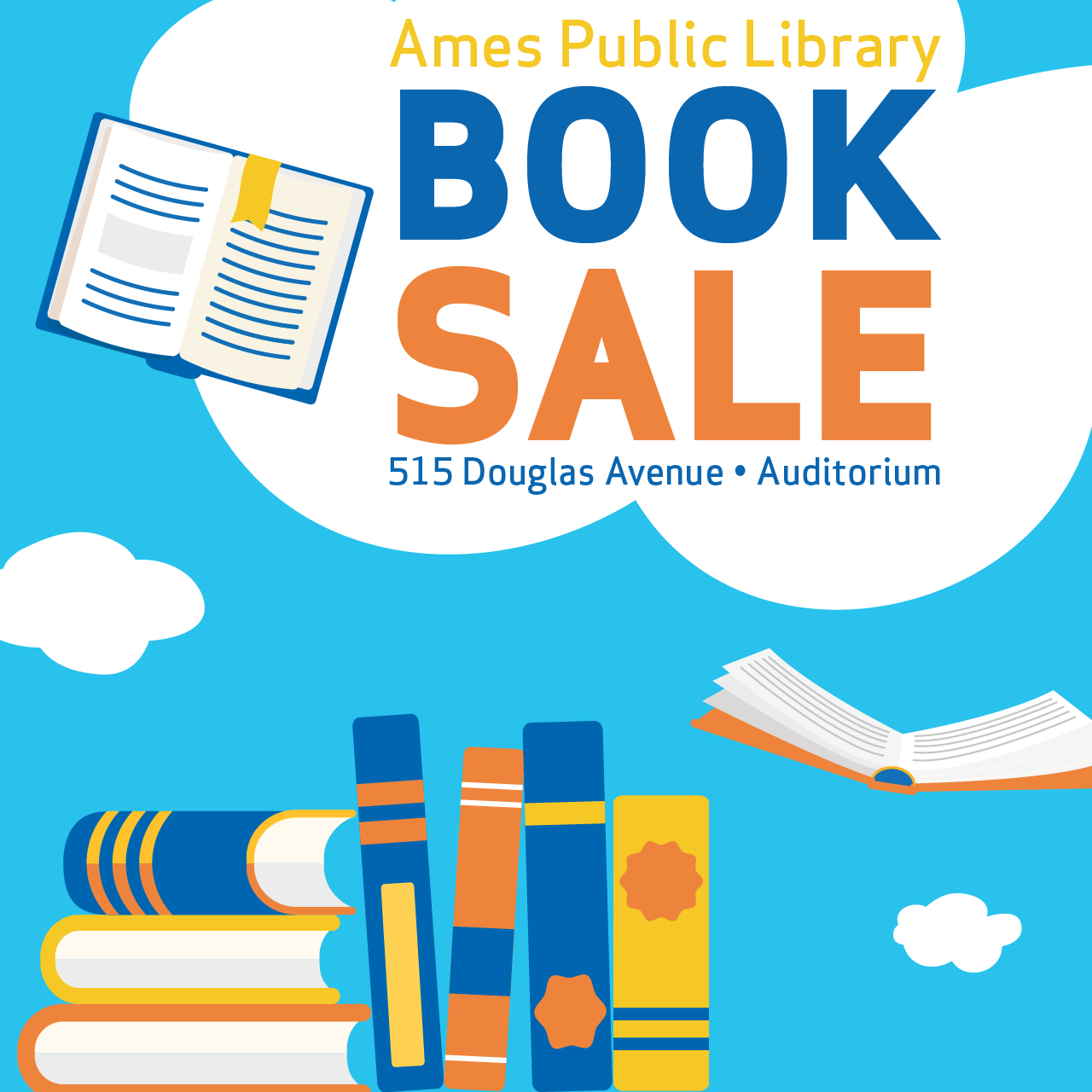 Ames Public Library Book Sale, 515 Douglas Avenue, Auditorium