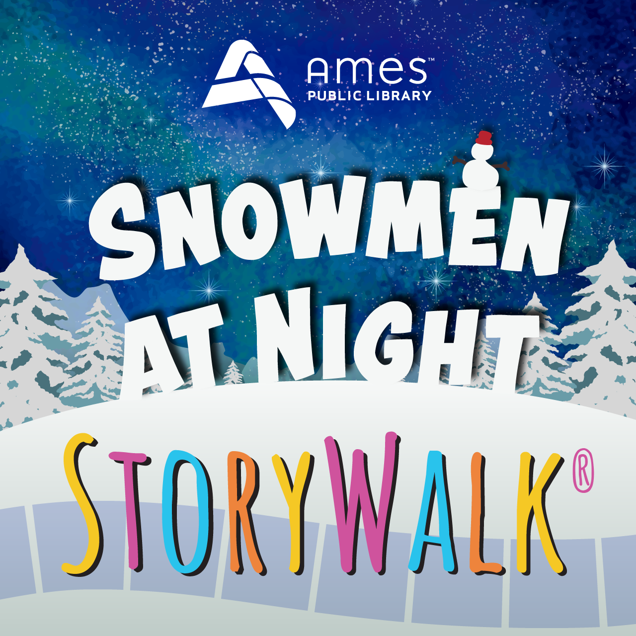 Snowmen at Night StoryWalk®