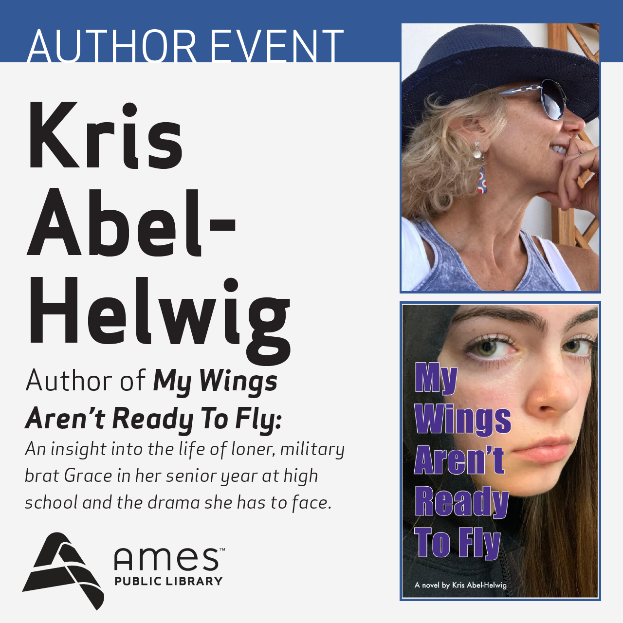 Author Event: Kris Abel-Helwig, author of "My Wings Aren't Ready To Fly"