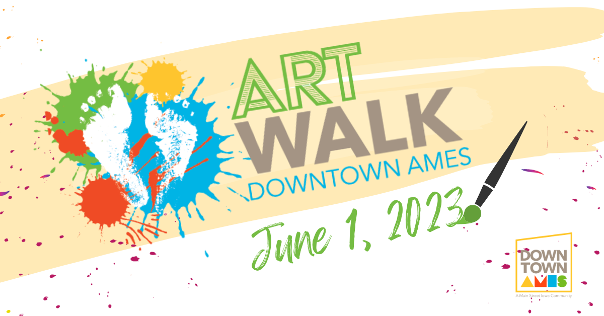 Art Walk Downtown Ames logo