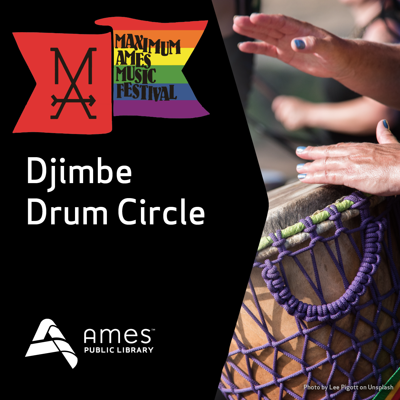 Maximum Ames Music Festival: Djimbe Drum Circle