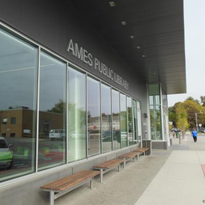 Ames Public Library Entrance