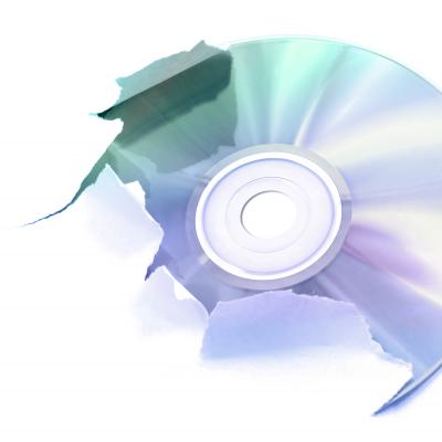 DVD Tearing Through Paper