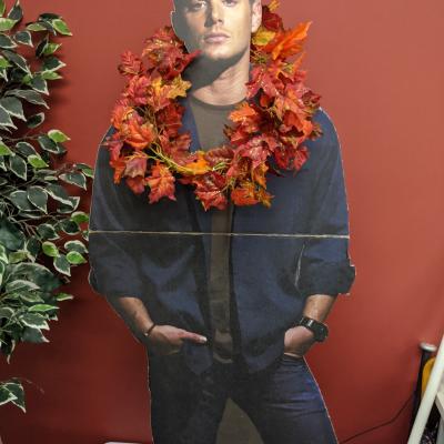 Cardboard Dean Winchester