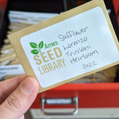 Seed packet from Ames Seed Library