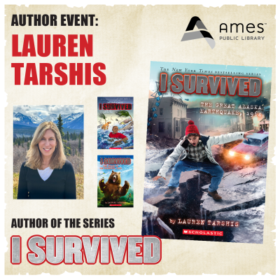 Author Event: Lauren Tarshis, Author of the Series "I Survived"