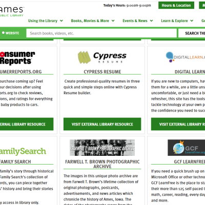 Online databases logos