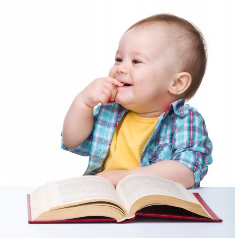 Baby with Book