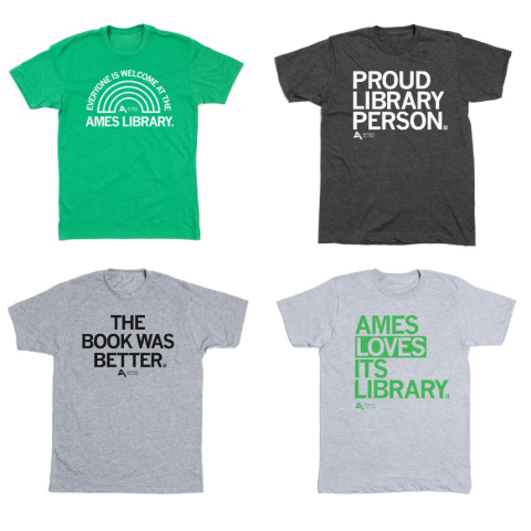 RAYGUN Ames Public Library Shirts
