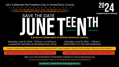 Juneteenth 2024 event logo