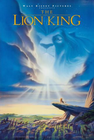 1994 Animated Lion King Movie Poster