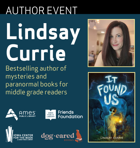 Author Event: Lindsay Currie Bestselling author of mysteries and paranormal books for middle grade readers