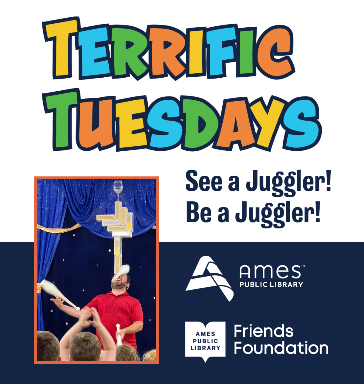 Terrific Tuesdays: See a Juggler!  Be a Juggler!