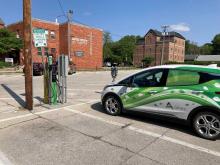 Electric Vehicle Charging Station on 6th Street