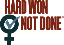 Hard Won Not Done Logo Color Graphic of Hard Won Not Done Logo in color