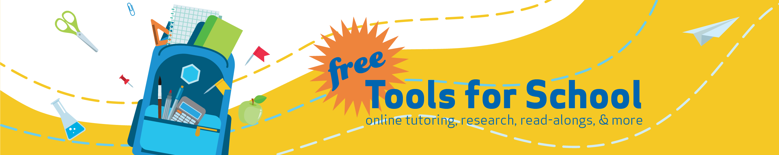 Free Tools for School: online tutoring, research, read-alongs, & more