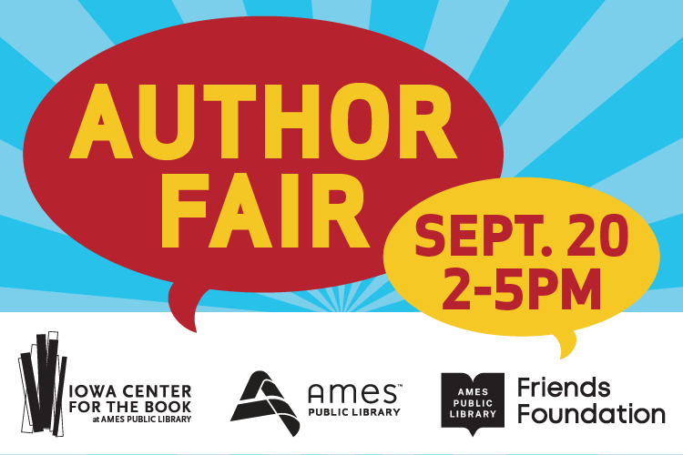 2025 Author Fair, Sept. 20, 2-5pm